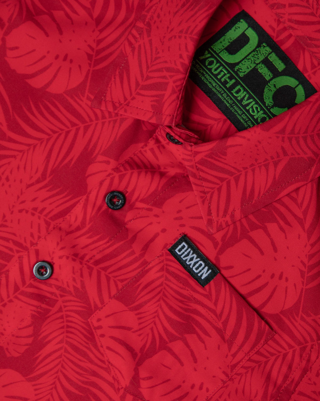 Youth Corcovado Camo Party Shirt - Red