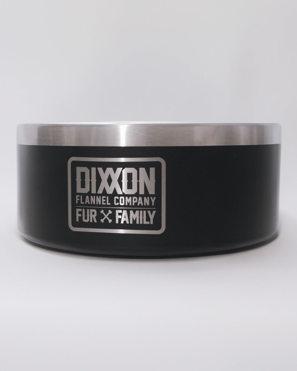 Dixxon Dog Bowl 64oz - Black