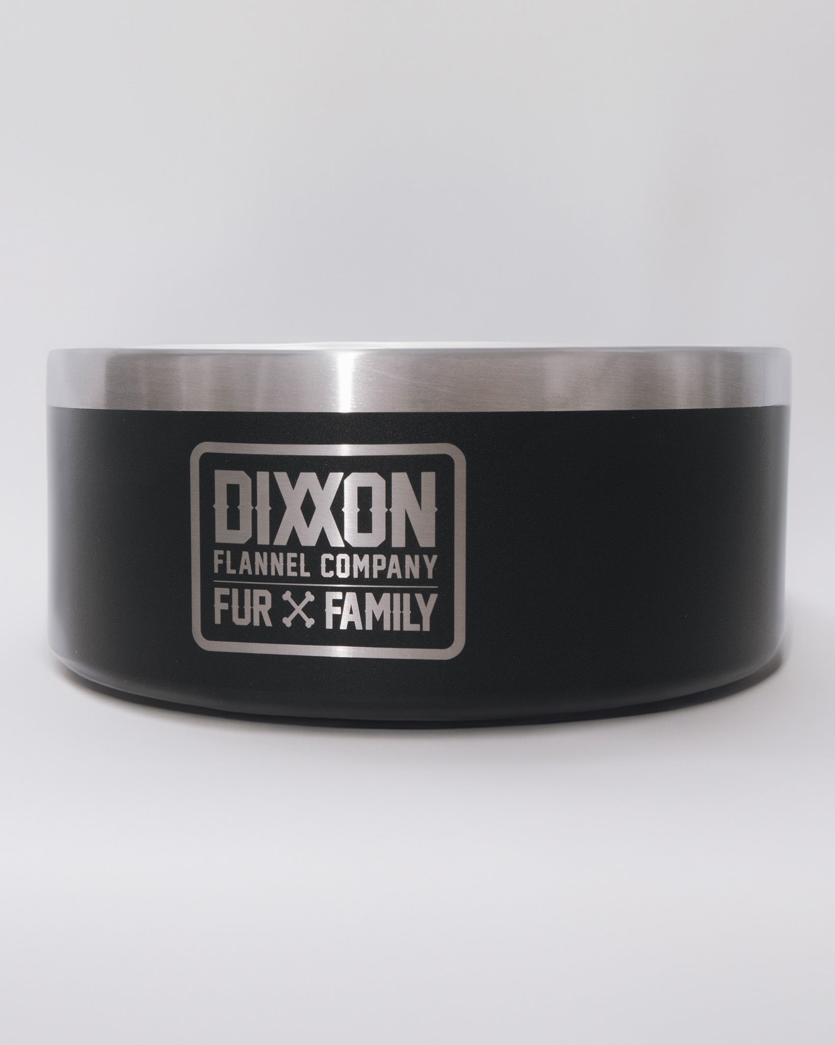 Dixxon Dog Bowl 64oz - Black