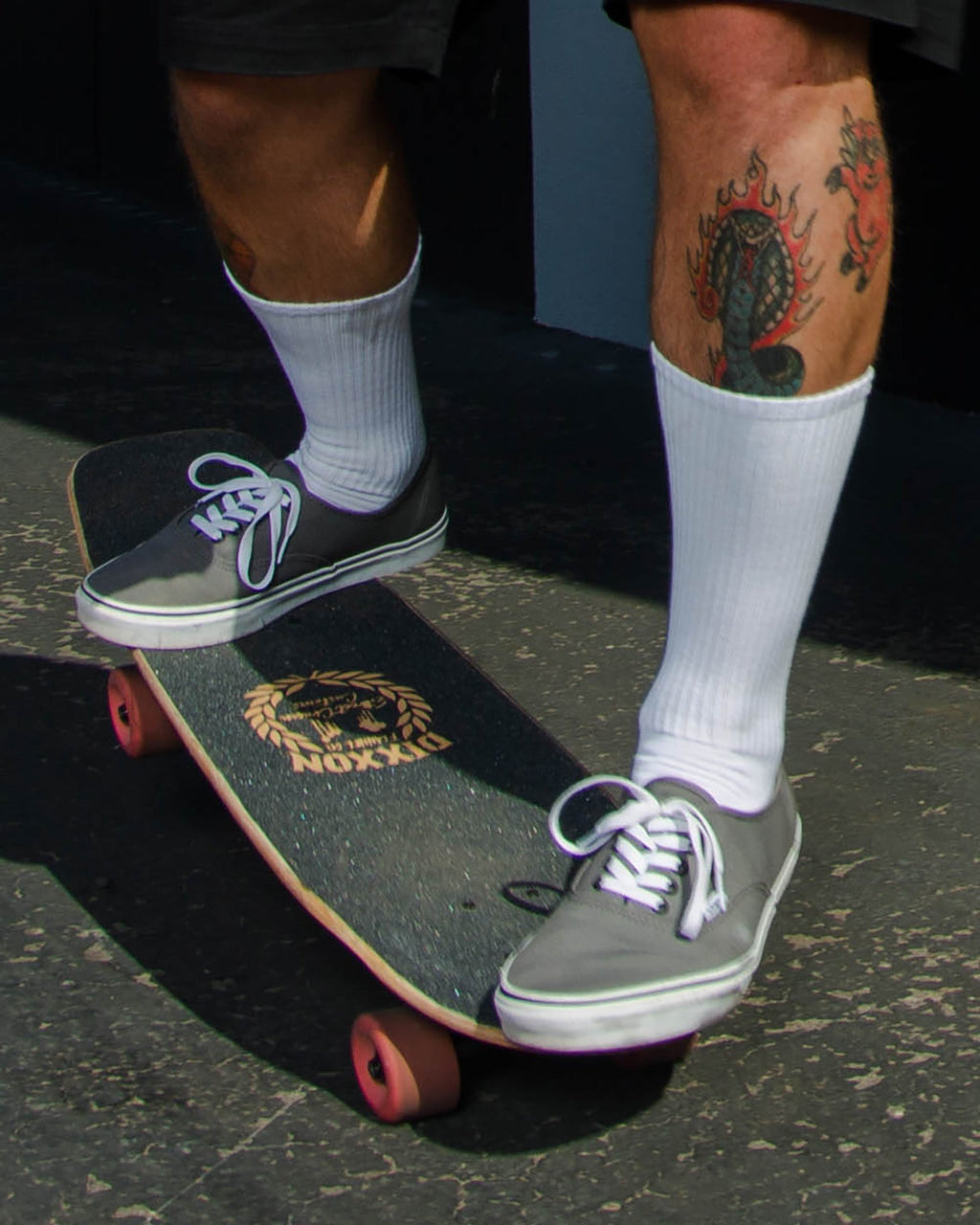 6pk Premium Crew Socks - White