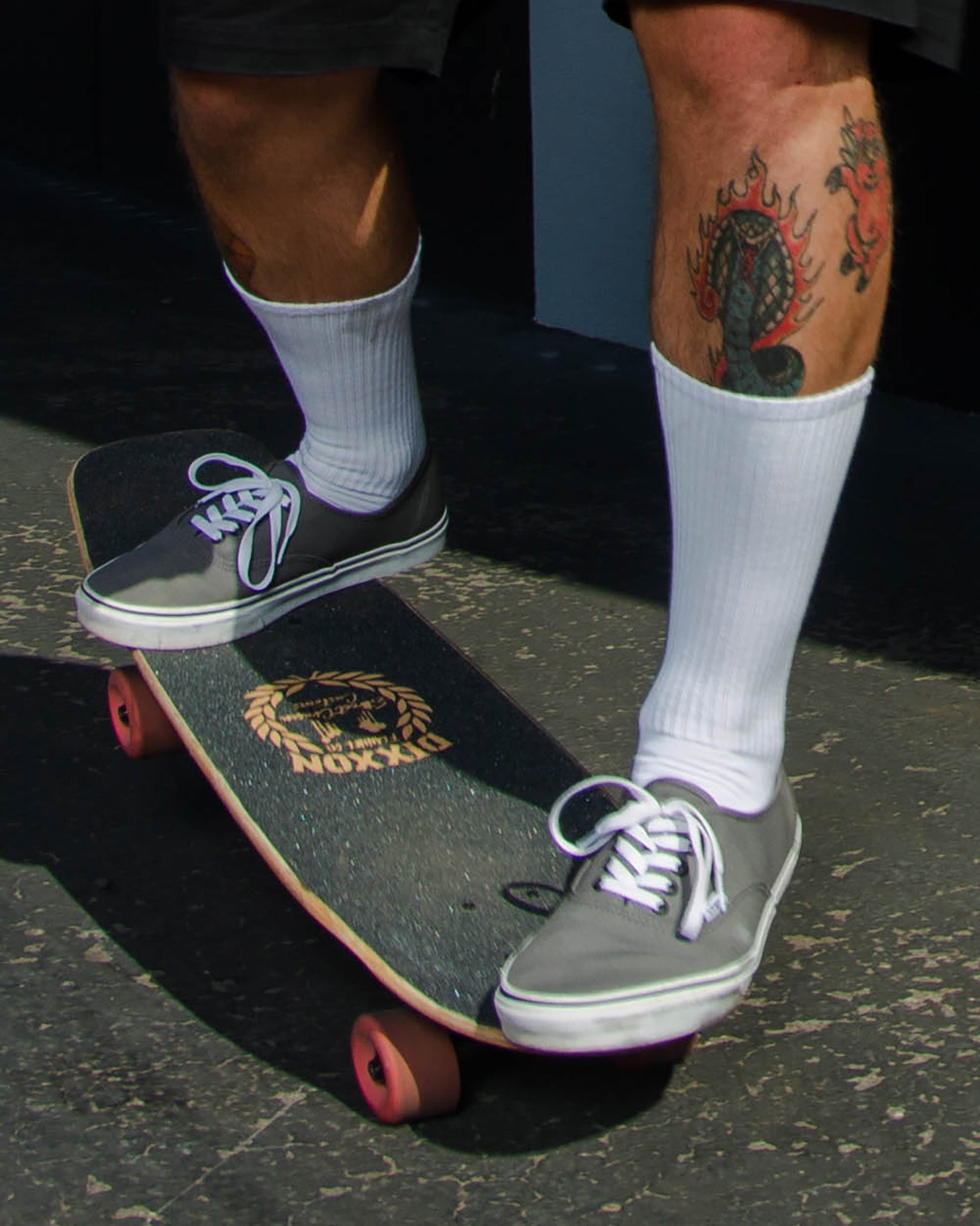 6pk Premium Crew Socks - White