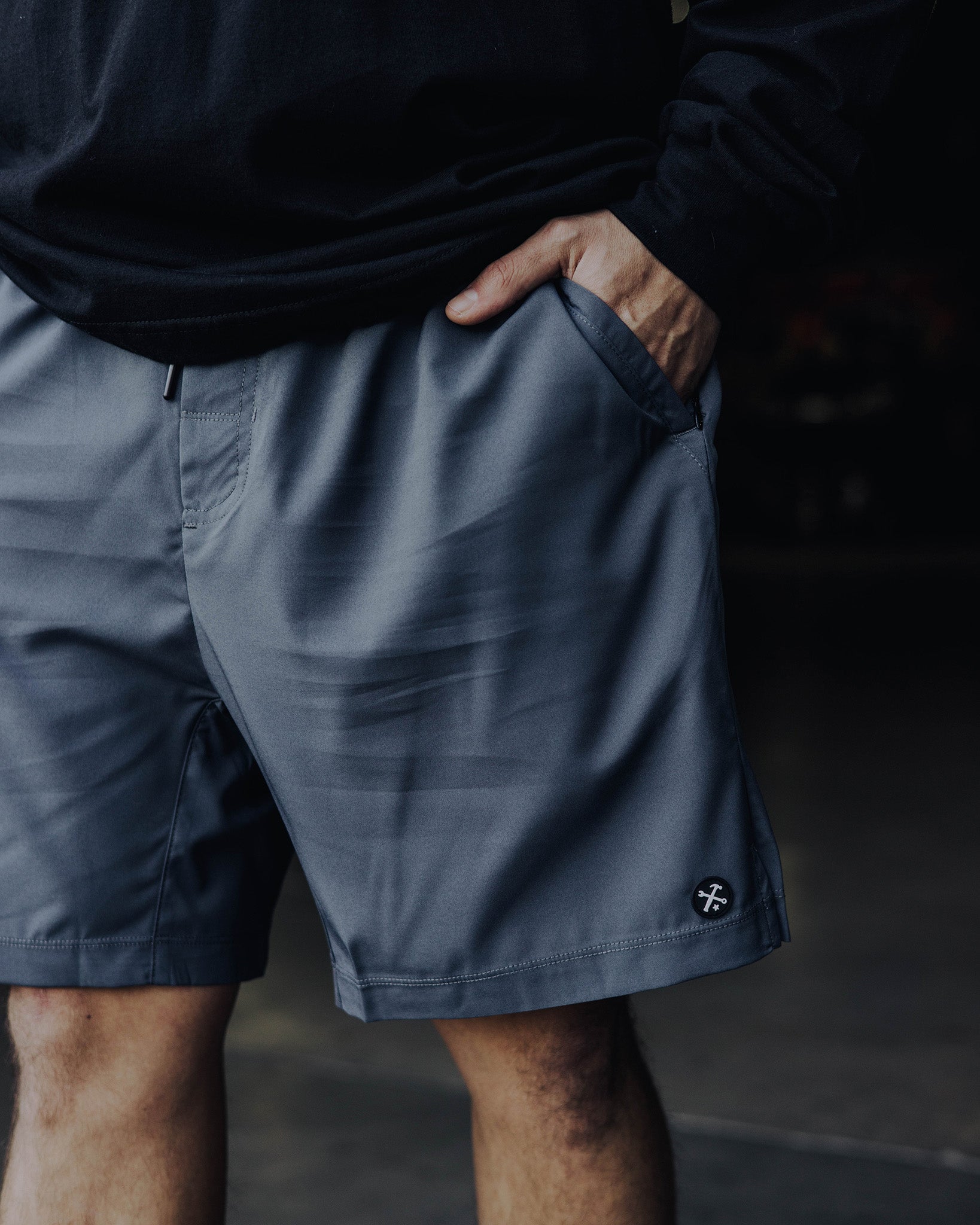 7" Gym Shorts - Charcoal