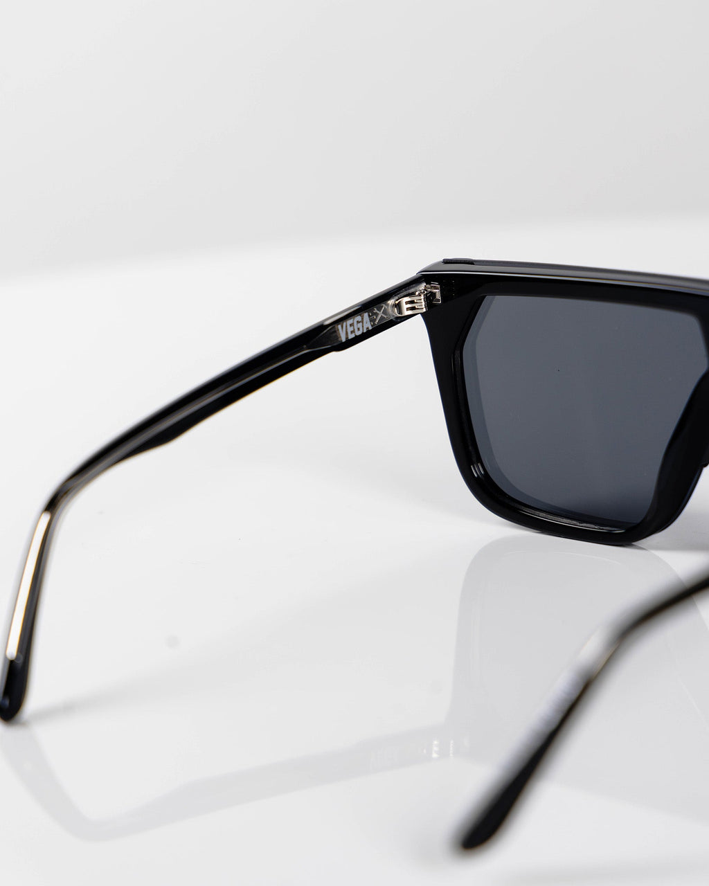 Vega Sunglasses - Black & Chrome