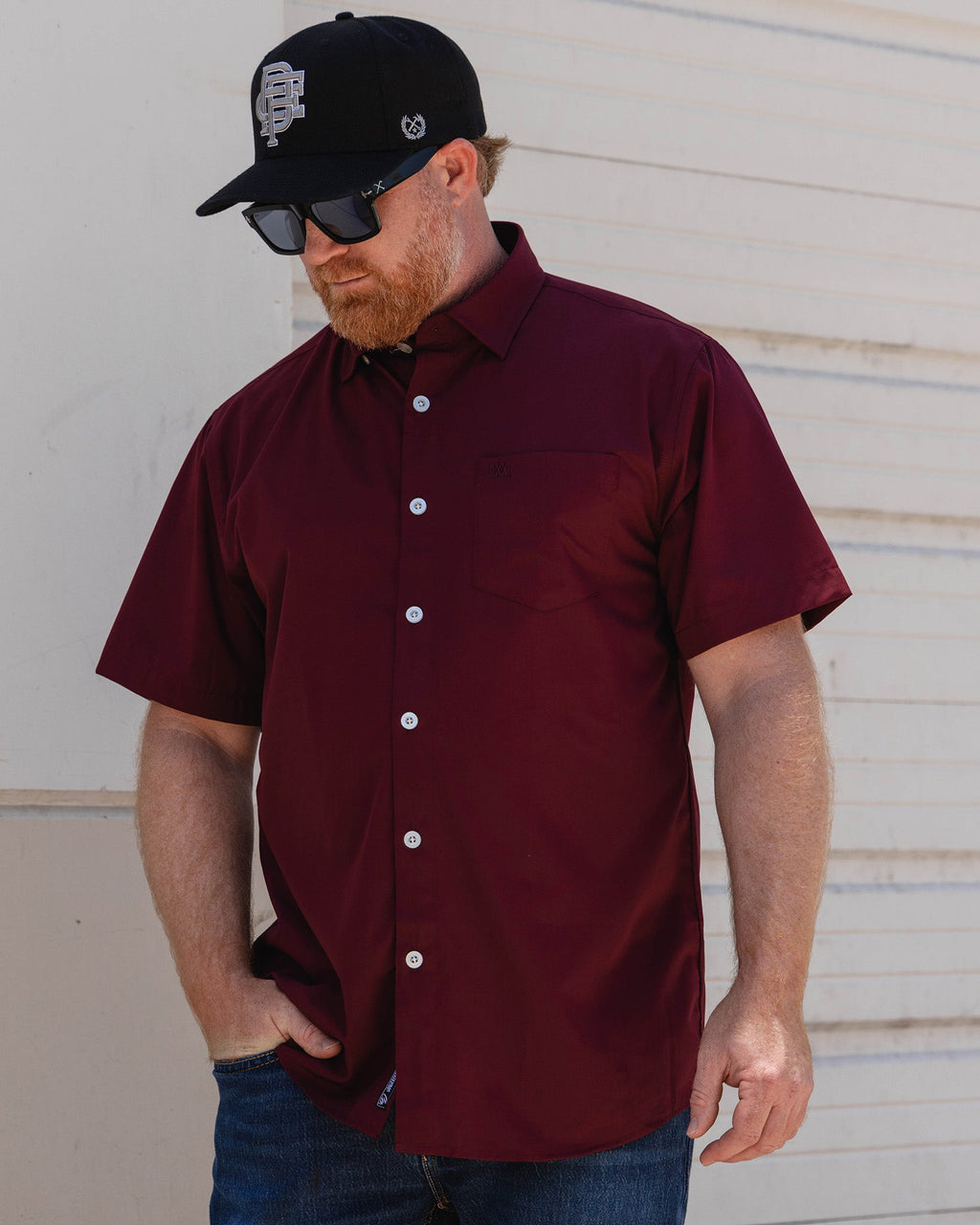 Solid Bamboo Short Sleeve 2.0 - Maroon