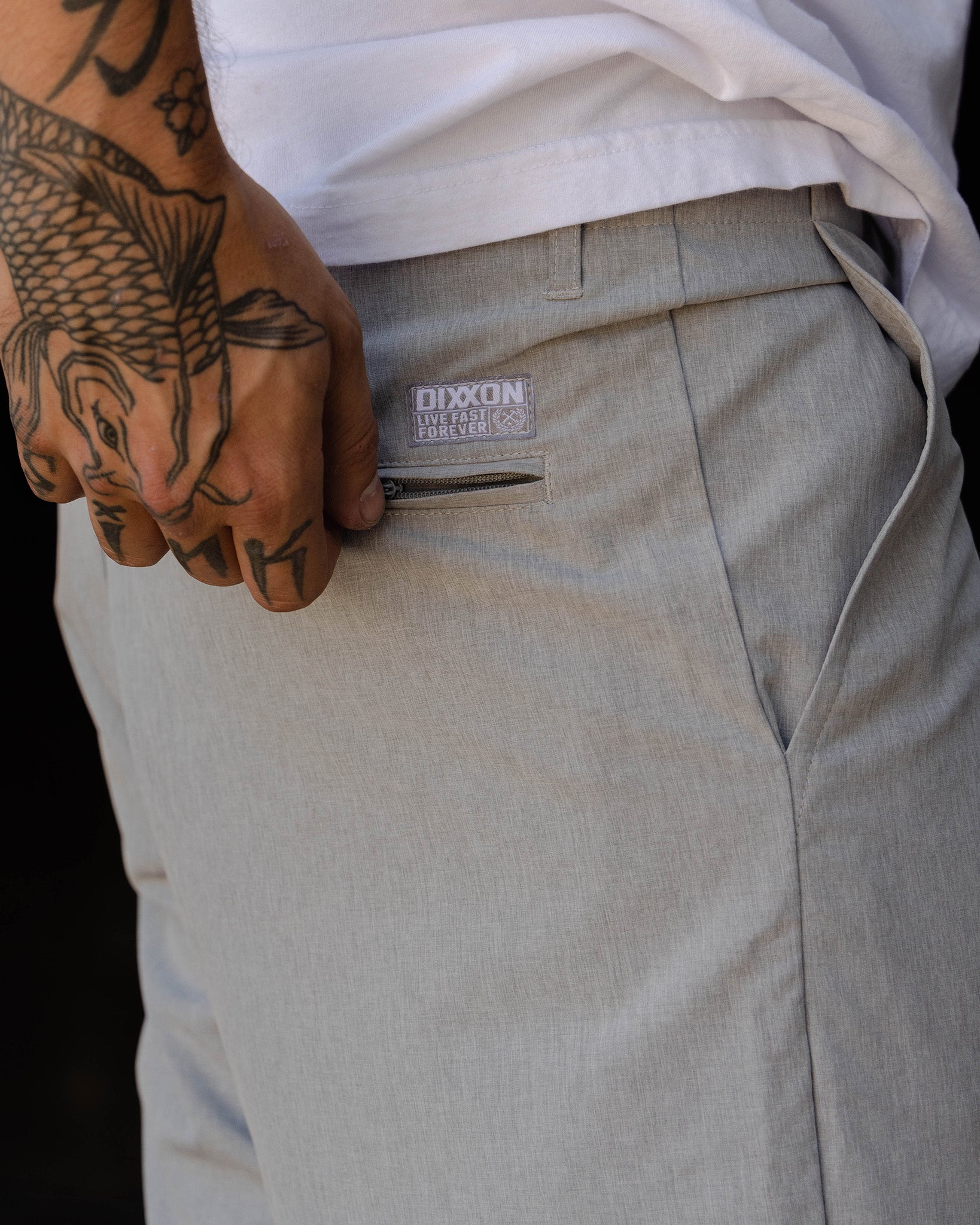 Hybrid Shorts - Light Gray