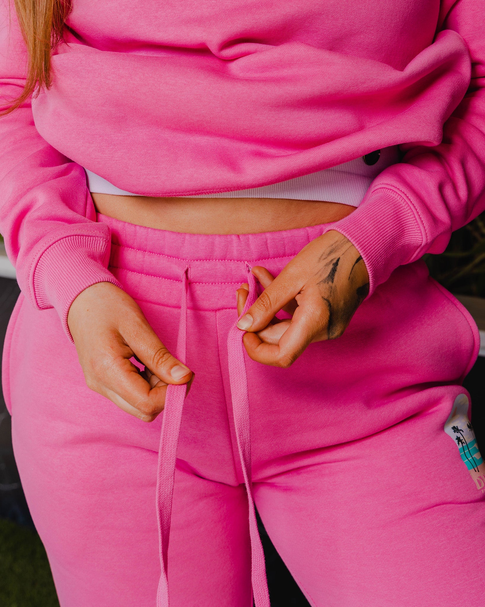 Women's Ocean Front Sweatpants - Pink