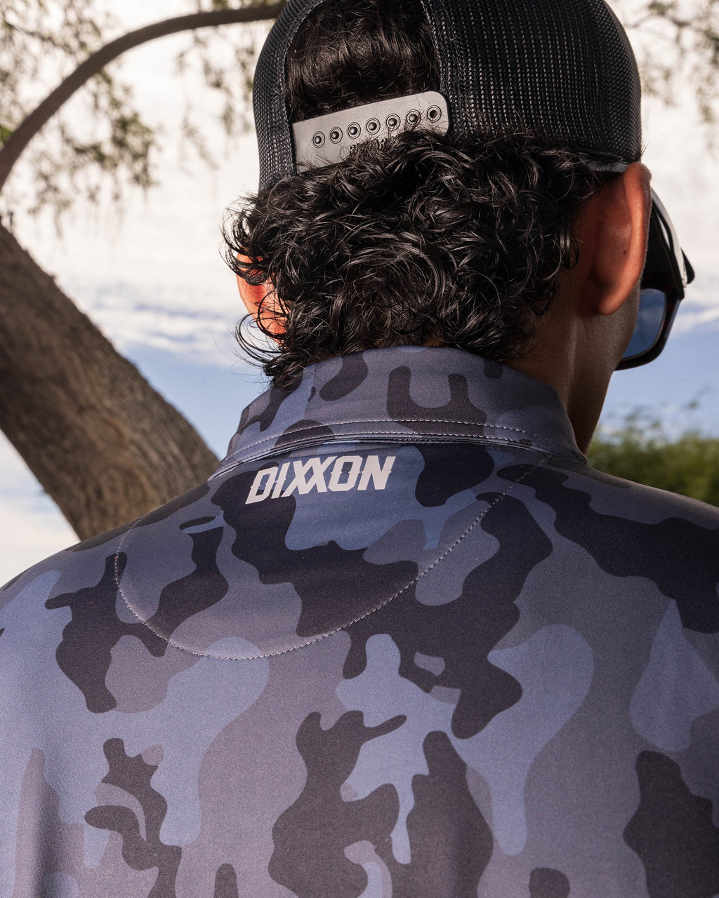 Black Camo Party Polo