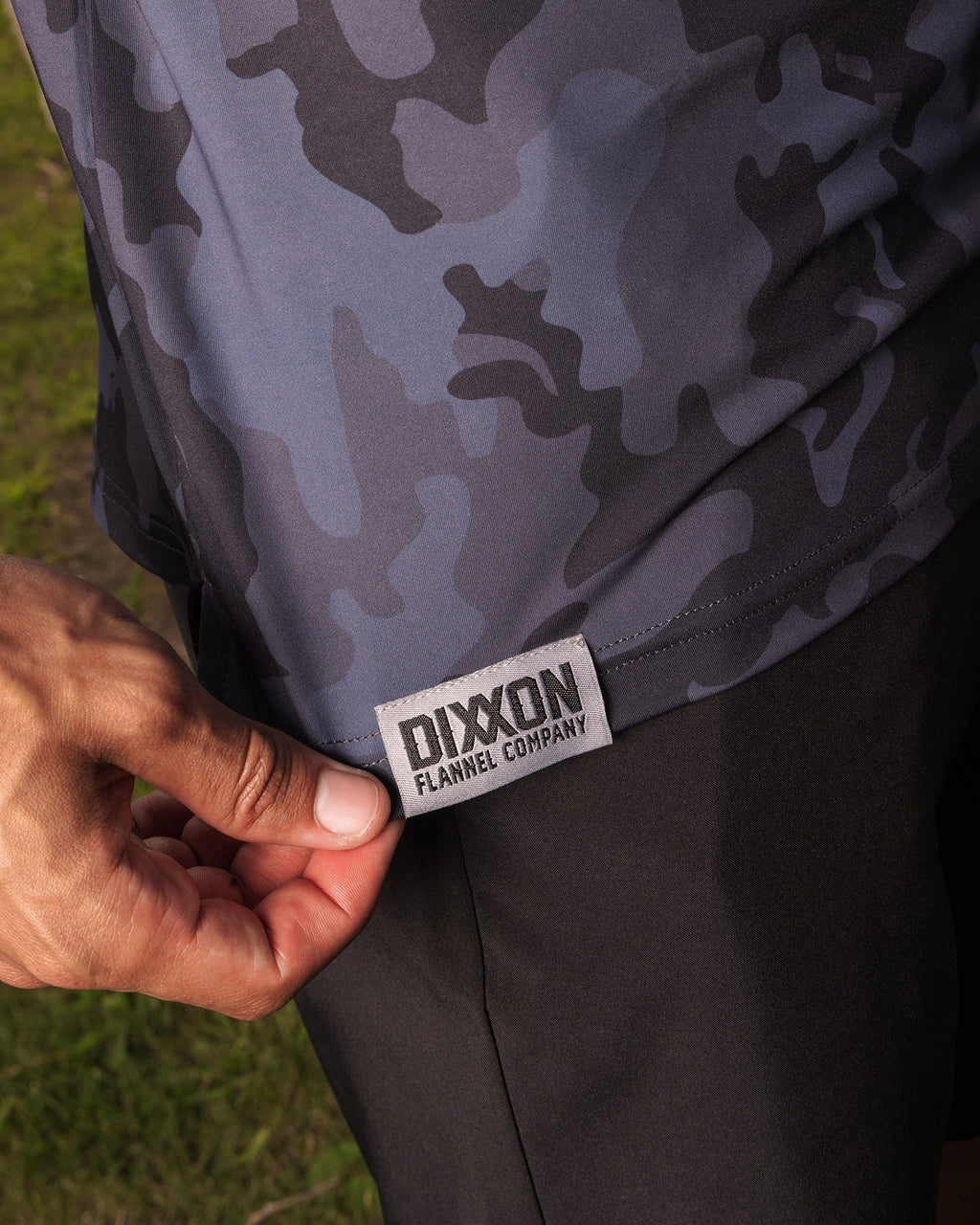 Black Camo Party Polo
