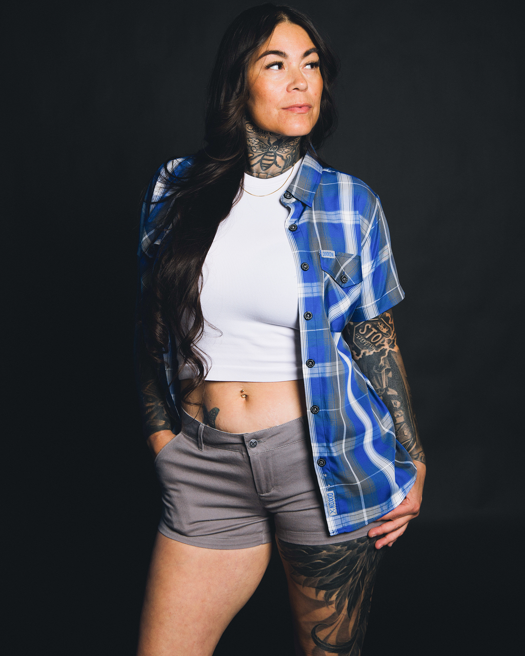 Women's Blue Line Bamboo Short Sleeve