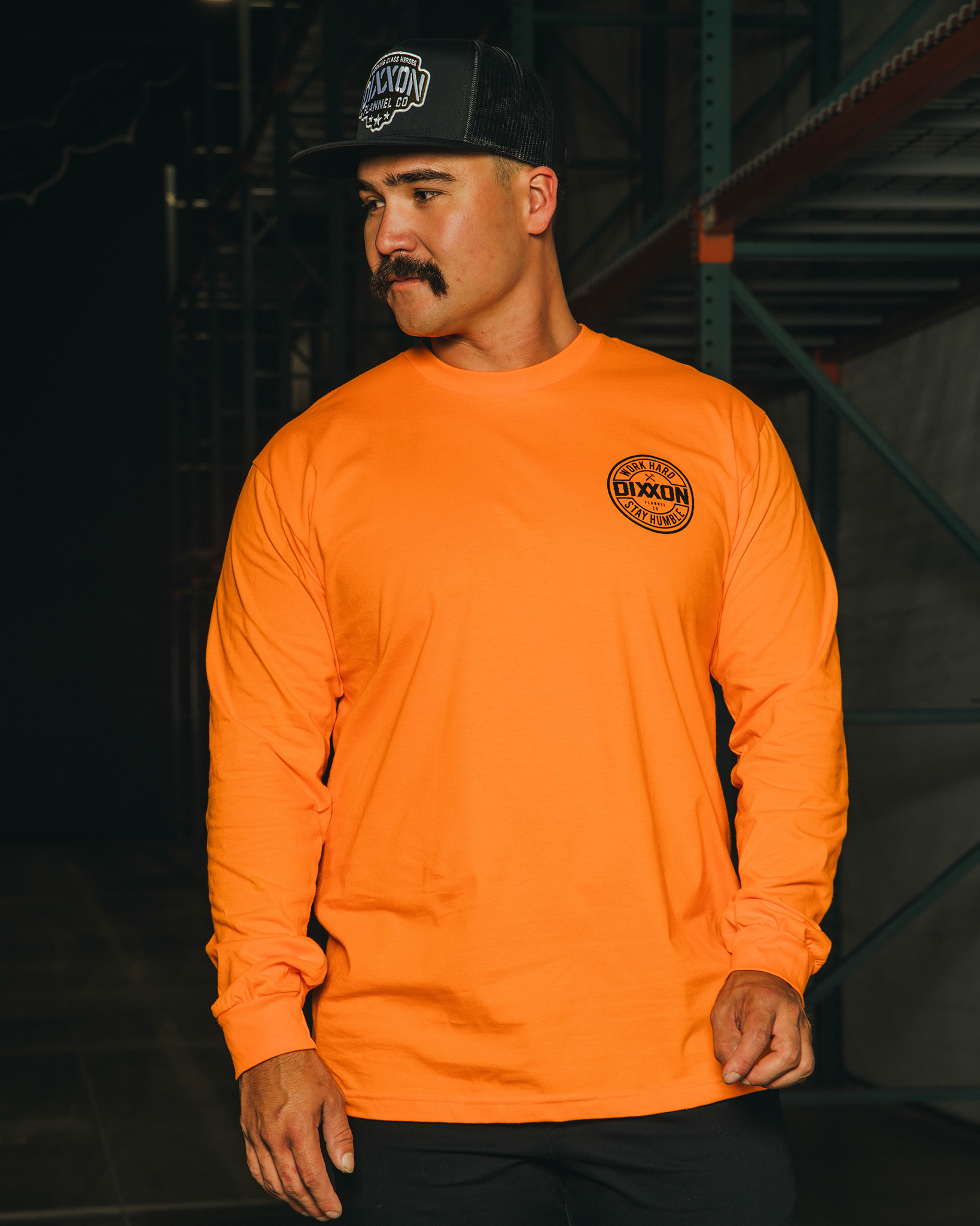 Corpo Hi Vis Long Sleeve T-Shirt - Safety Orange
