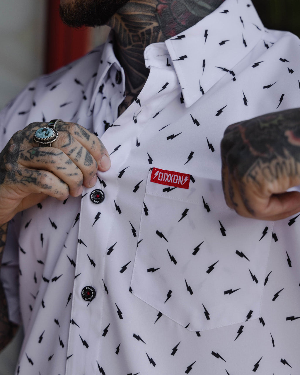 Bolt Party Shirt - White