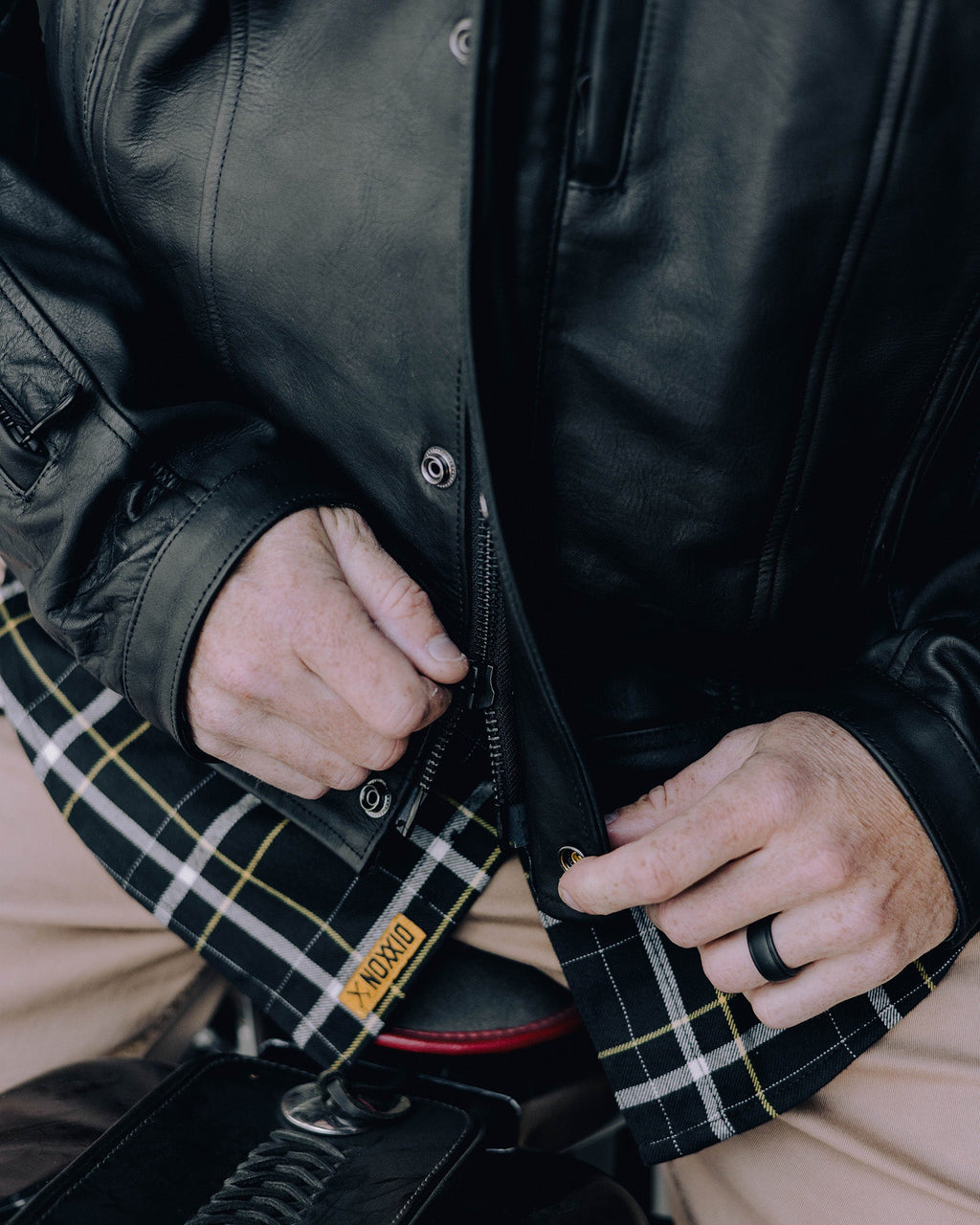 Hudson Leather Jacket - Black