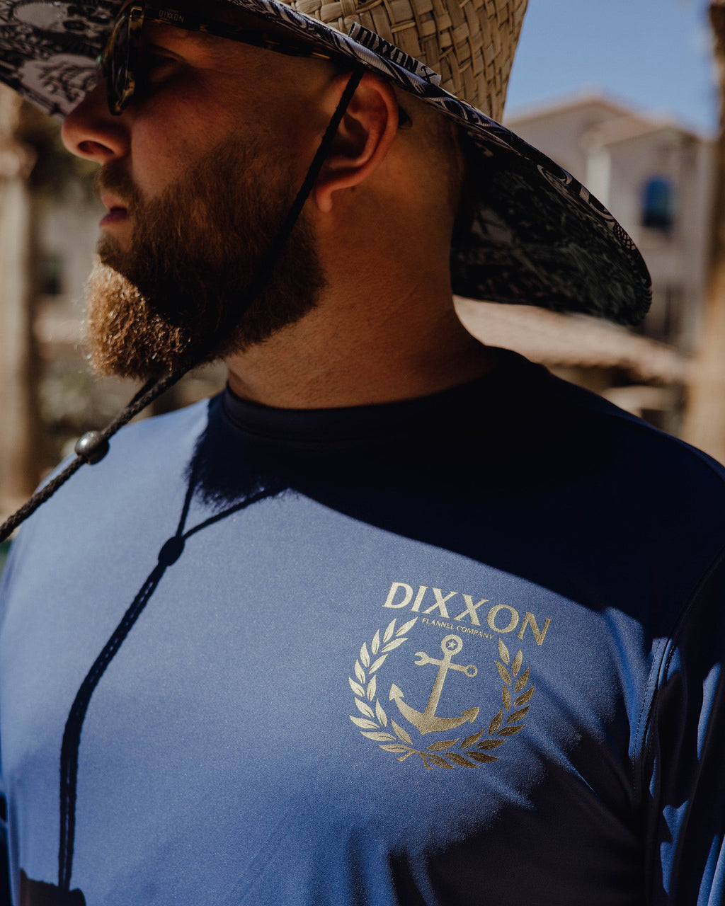 Gold Tide UV Long Sleeve - Navy