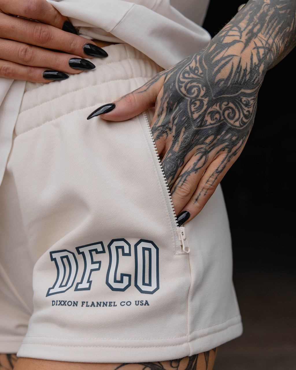 Women's DFCO Sweat Shorts - Bone