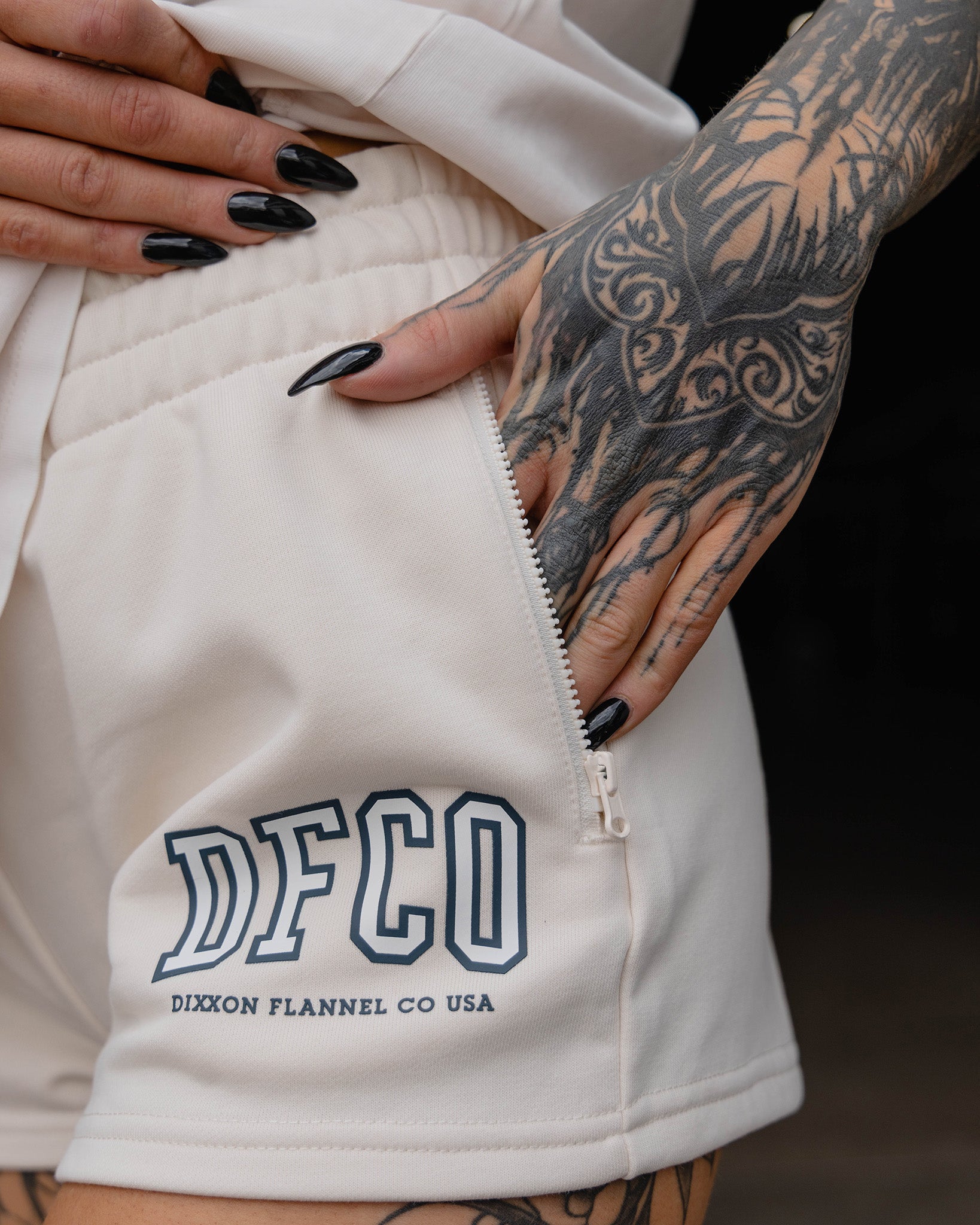 Women's DFCO Sweat Shorts - Bone