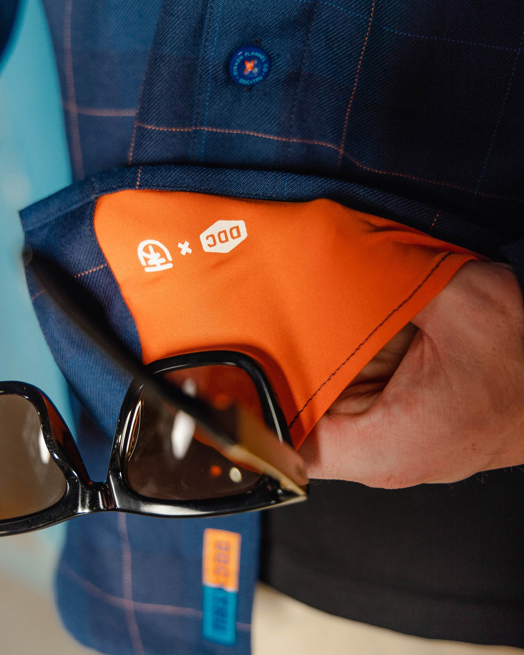 DDC + TRU (Draplin) Flannel - Never-Ending Navy