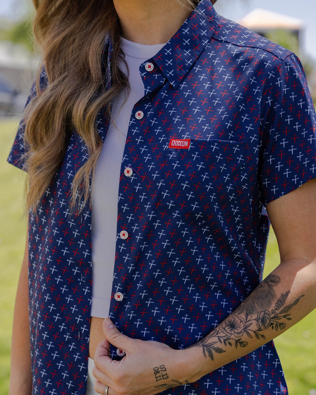 Women's RWB Party Hammers Party Shirt - Blue