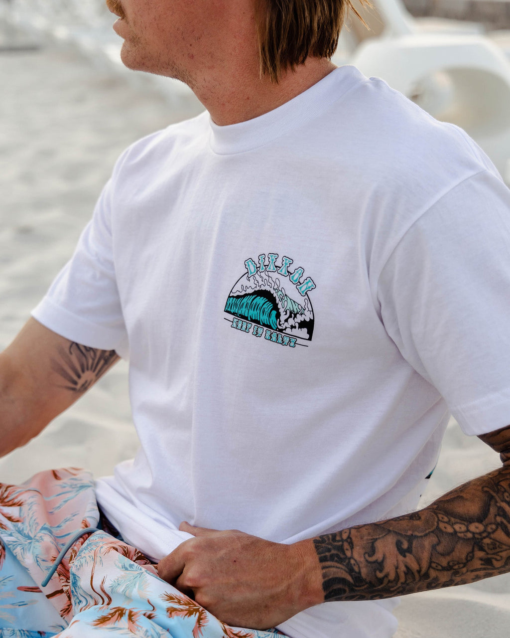 Aqua Keep It Salty T-Shirt -White