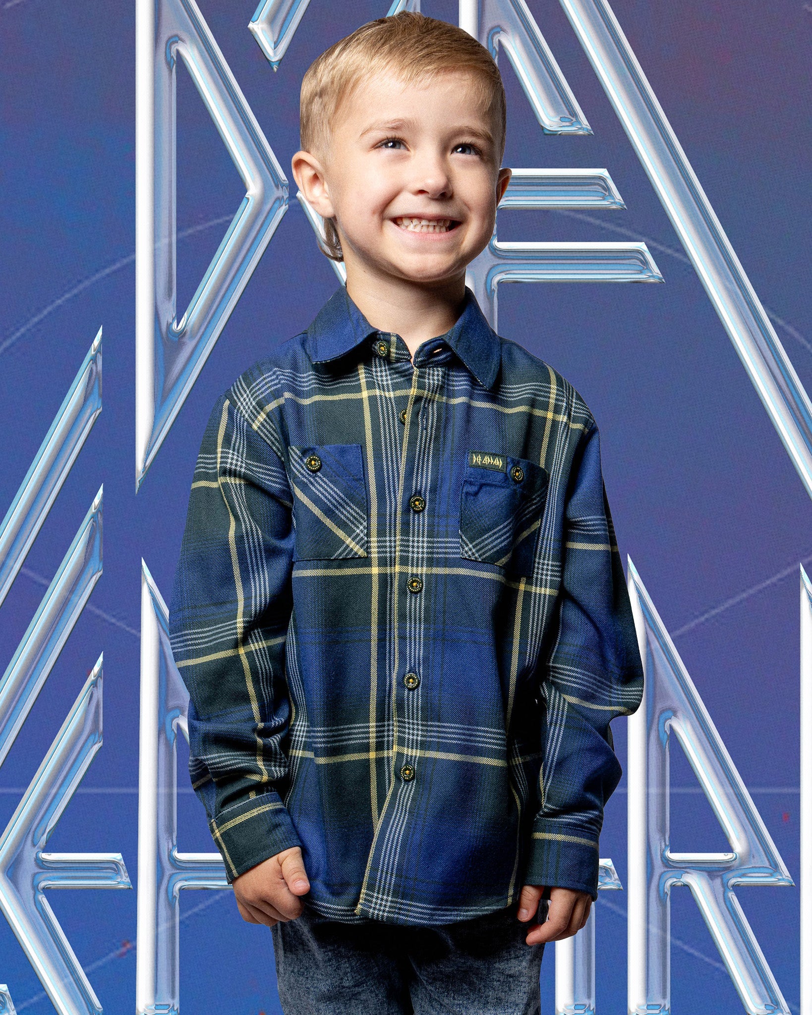 Youth Def Leppard 'On Through the Night' Flannel