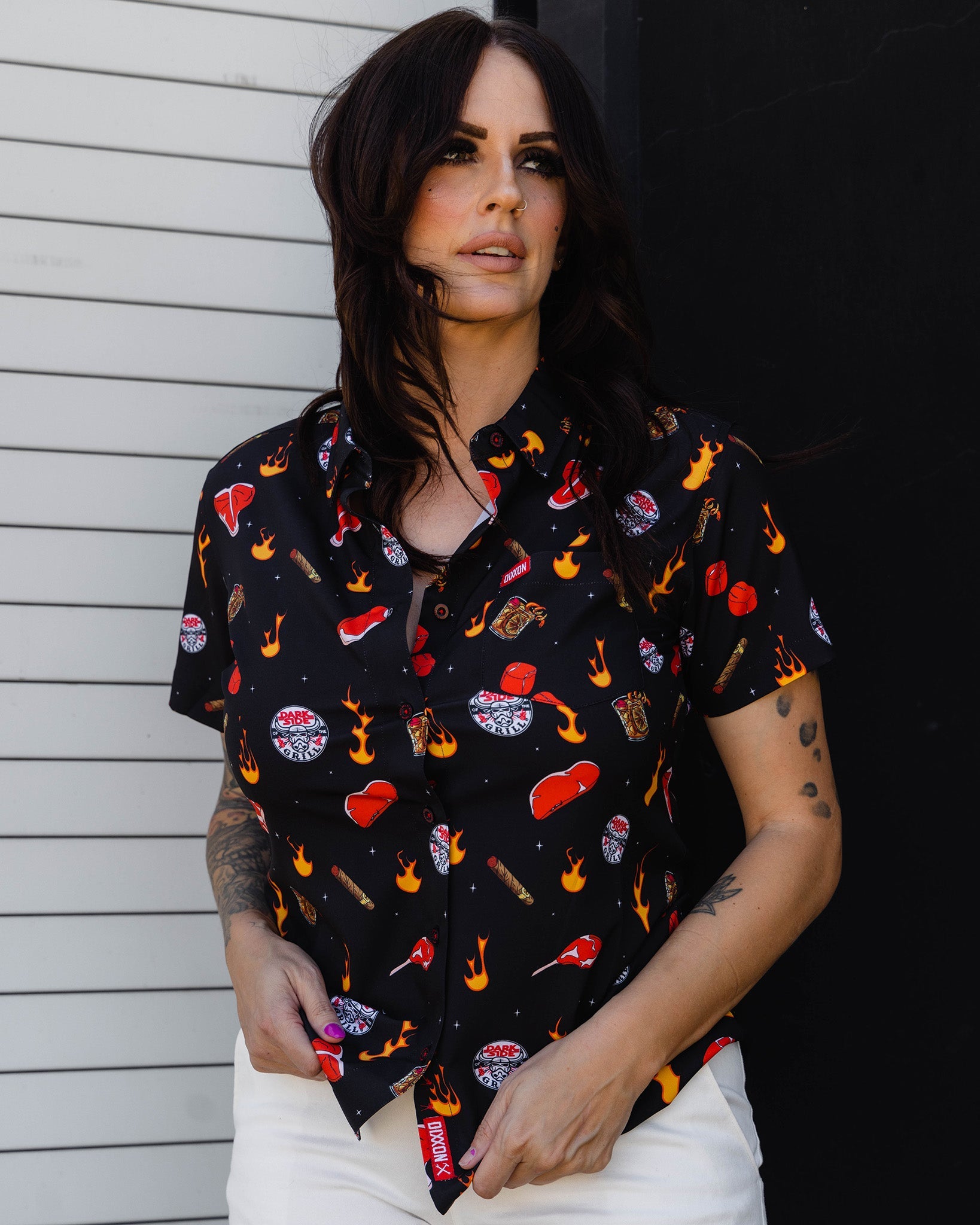 Women's Dark Side of The Grill Party Shirt