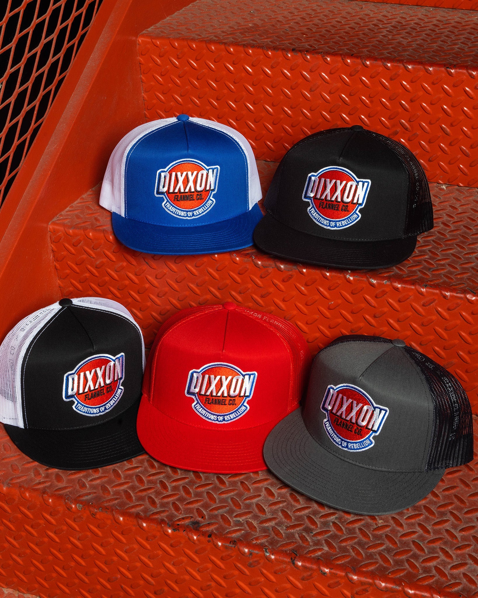 Hot Rod Flat Bill Trucker Snapback