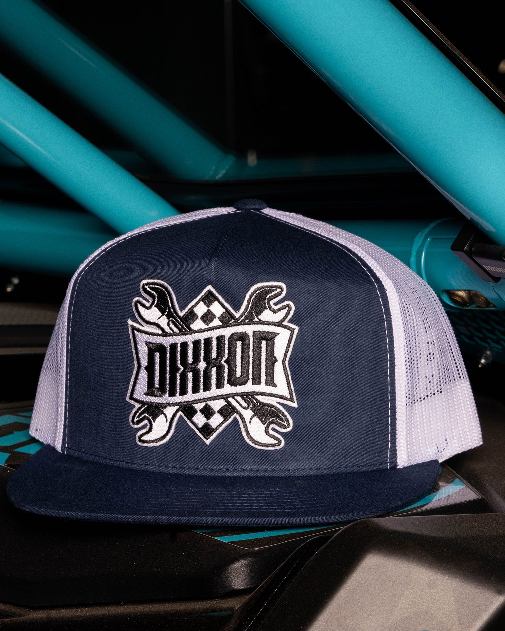 Pit Crew Flat Bill Trucker Snapback