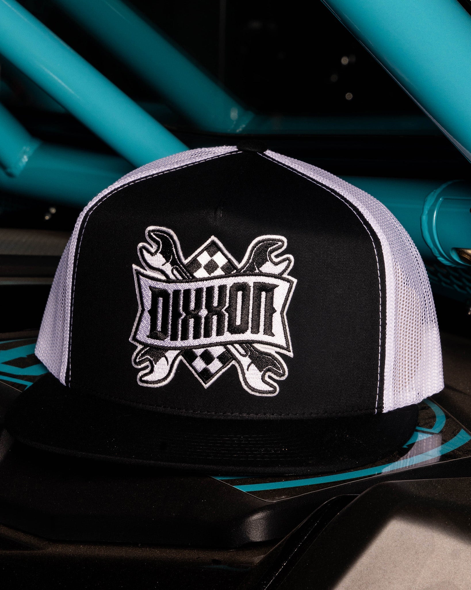 Pit Crew Flat Bill Trucker Snapback