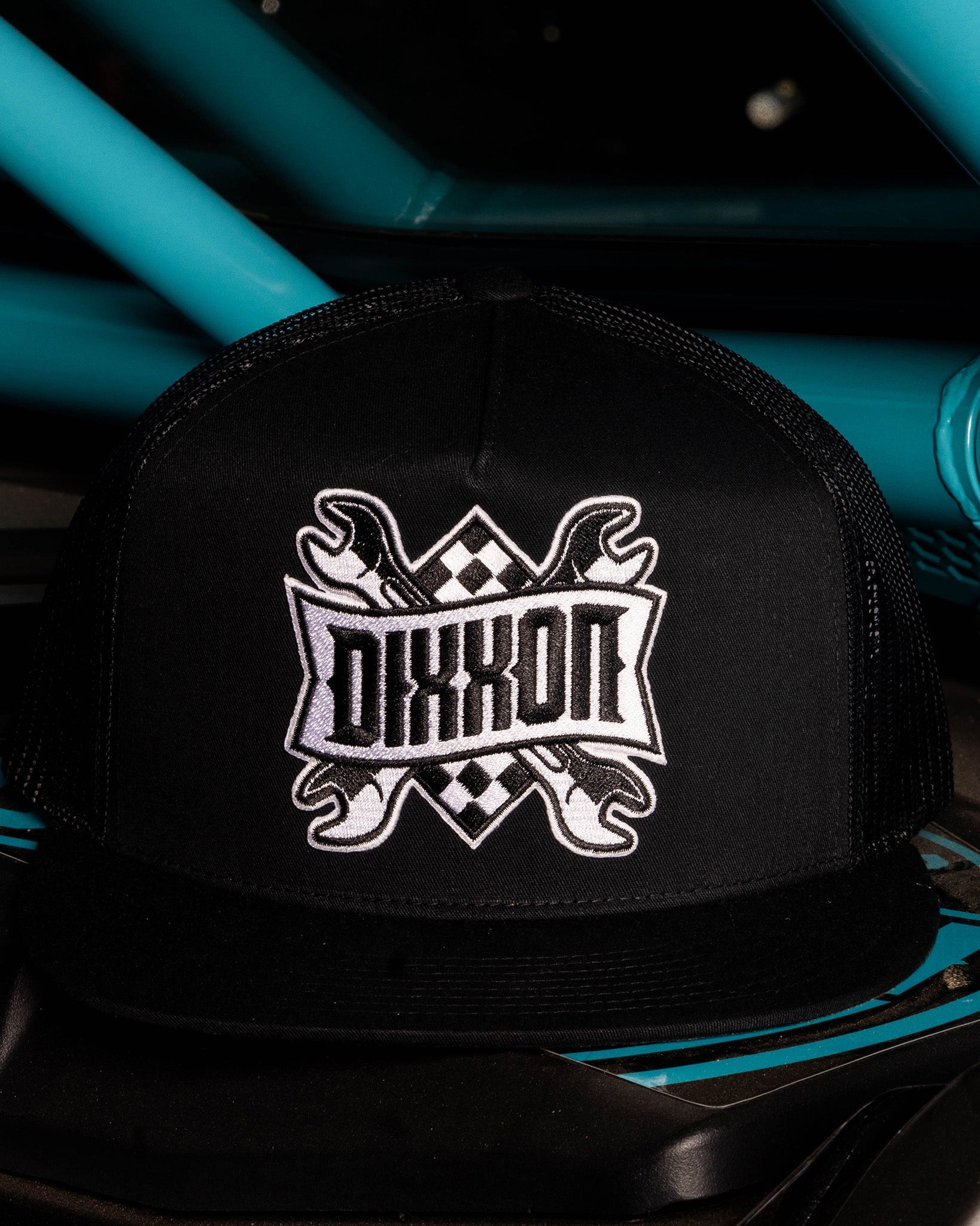 Pit Crew Flat Bill Trucker Snapback