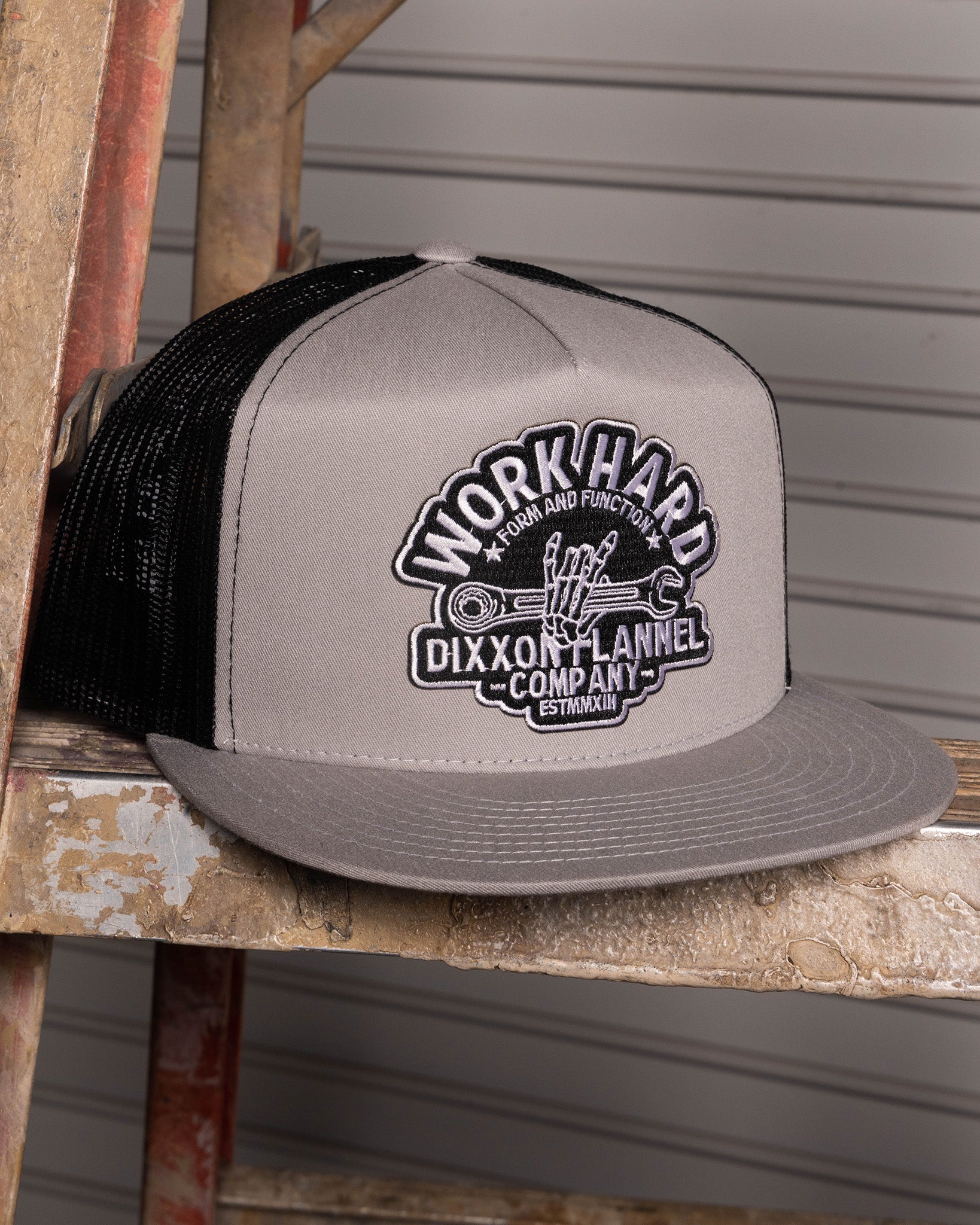 Overtime Flat Bill Trucker Snapback