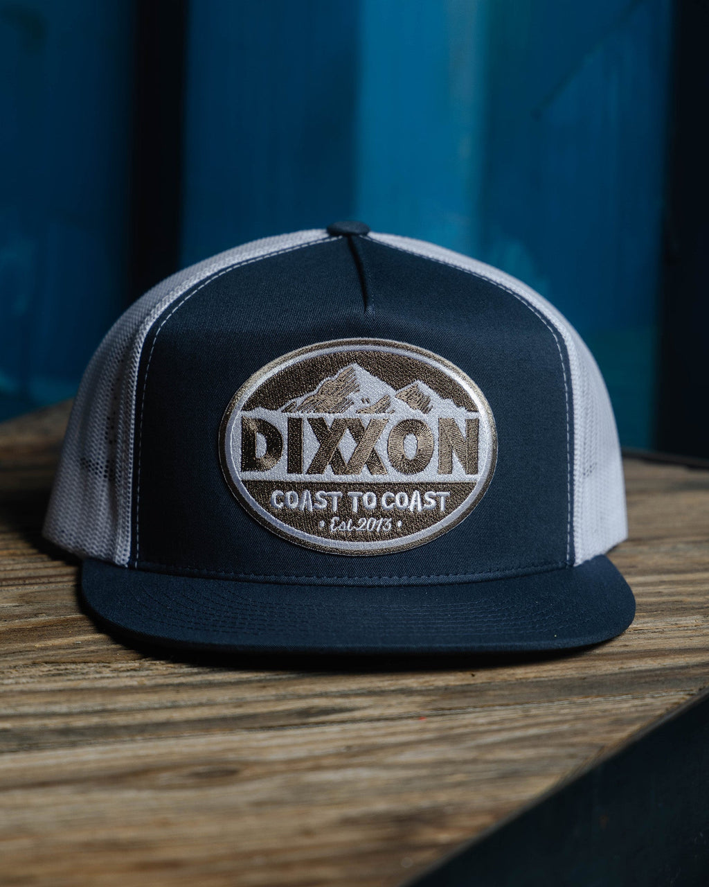 Peaks Flat Bill Trucker Snapback