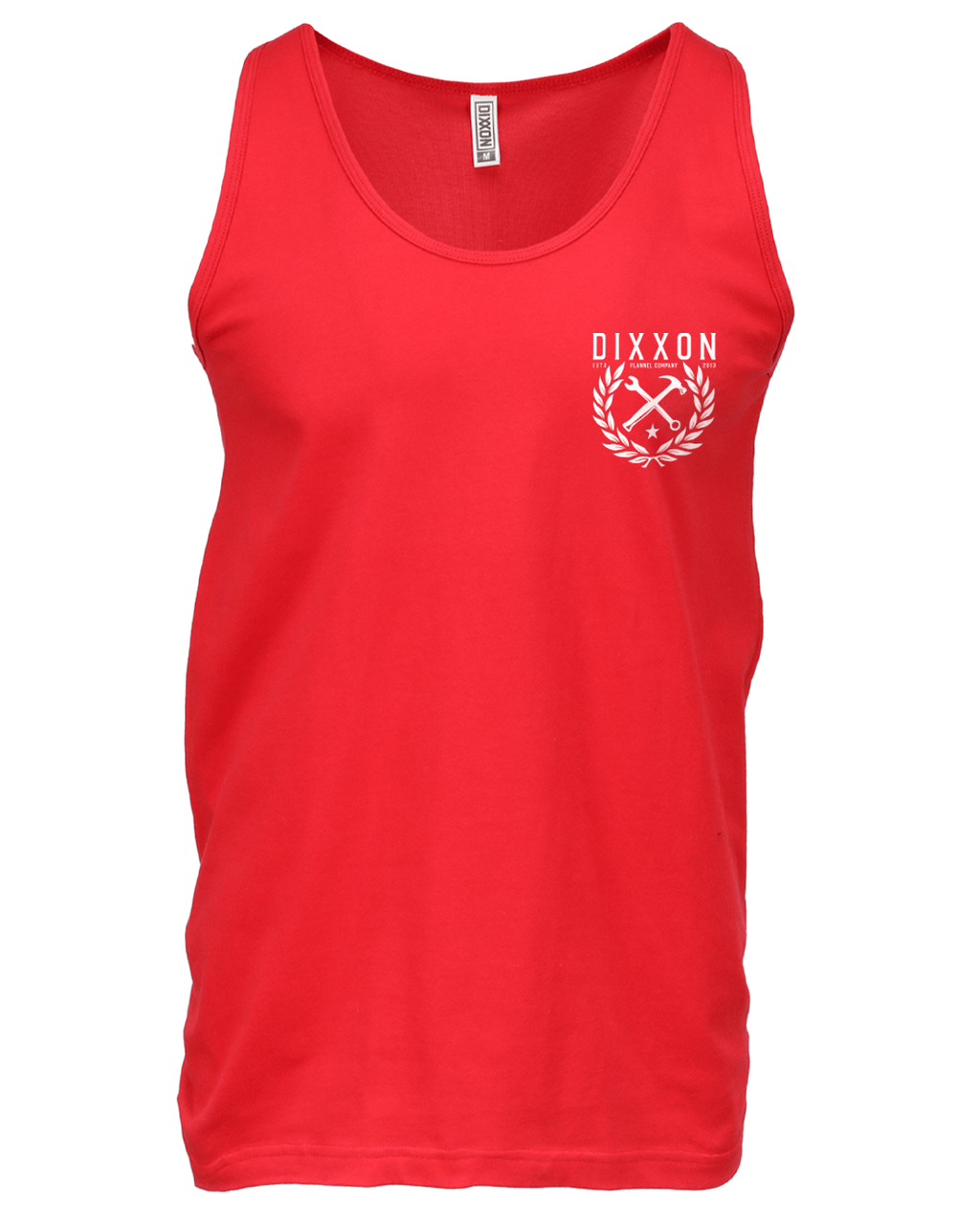 White Tradition Badge Tank - Red