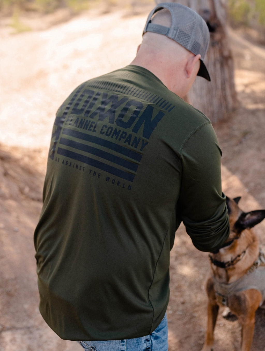 Against the World UV Long Sleeve T-Shirt - O.D. Green