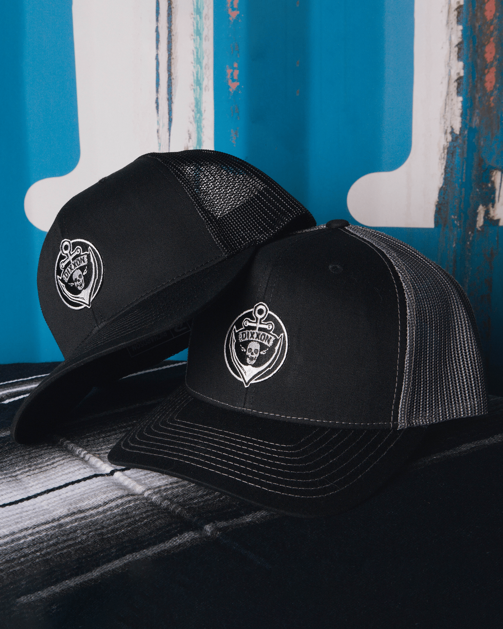 Anchor Curved Bill Trucker Snapback