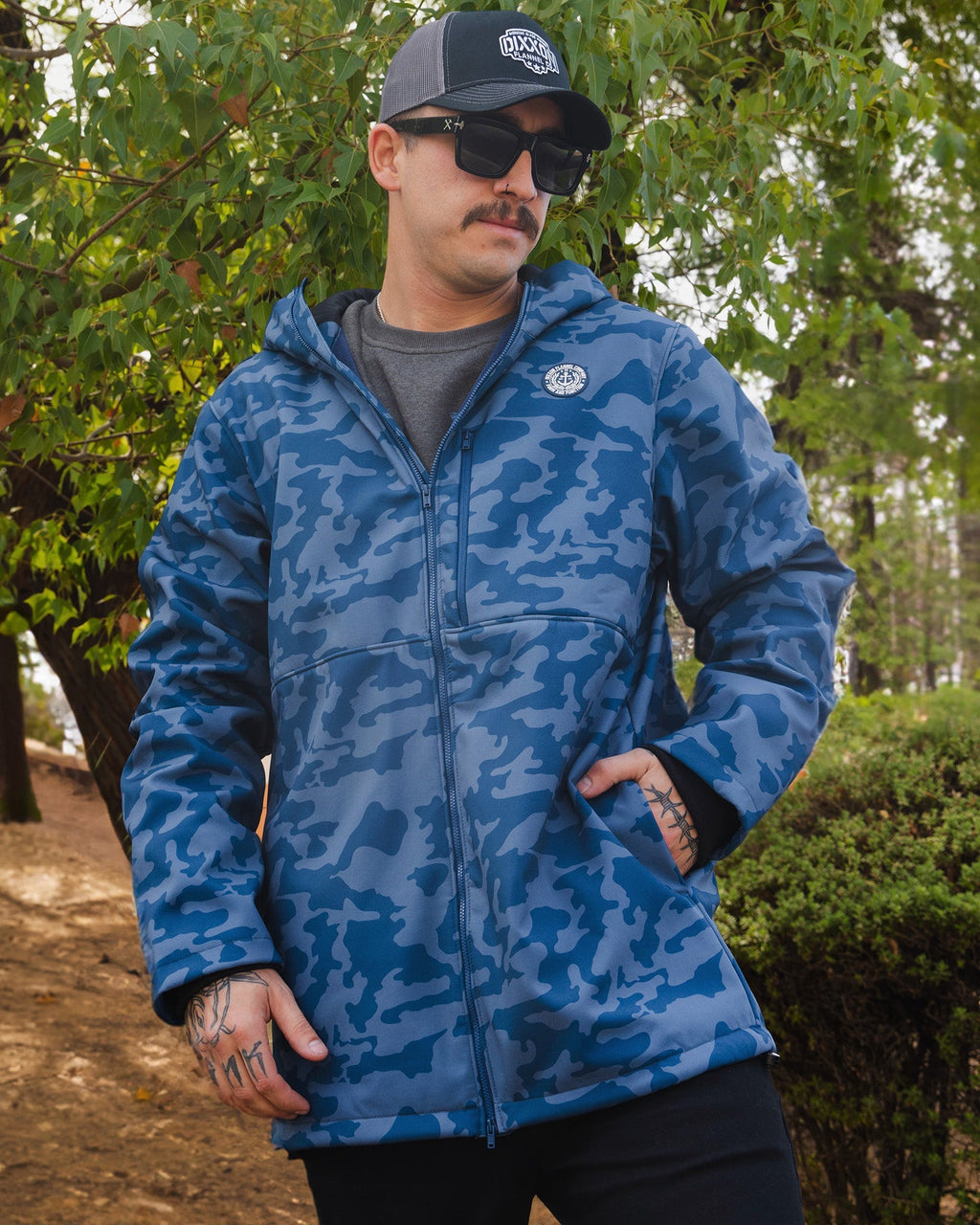 Anchor Jacket 2.0 - Navy Camo