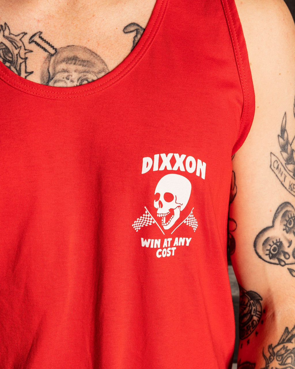 Any Cost Tank - Red & White