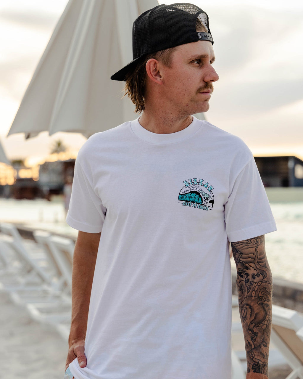 Aqua Keep It Salty T-Shirt -White