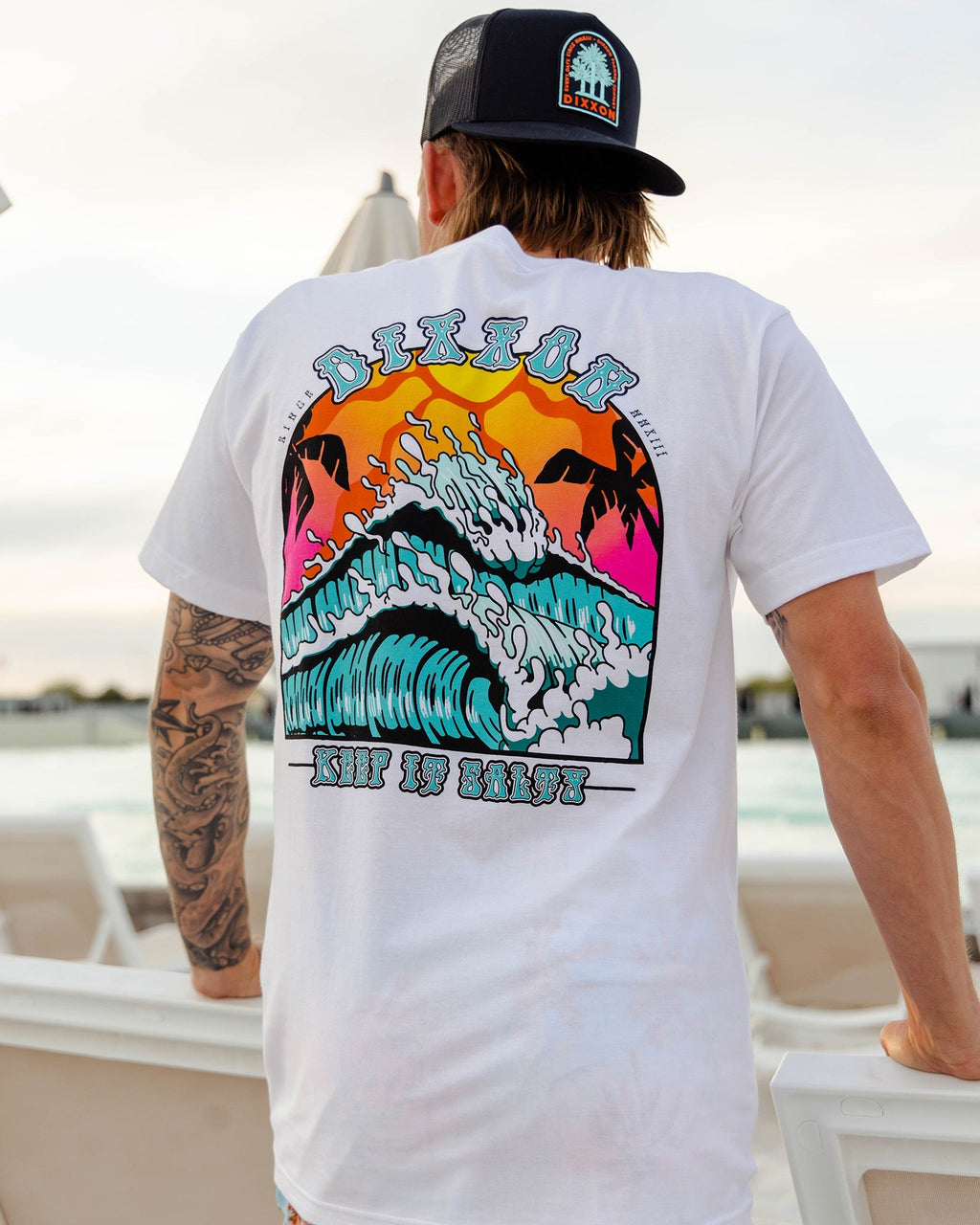 Aqua Keep It Salty T-Shirt -White