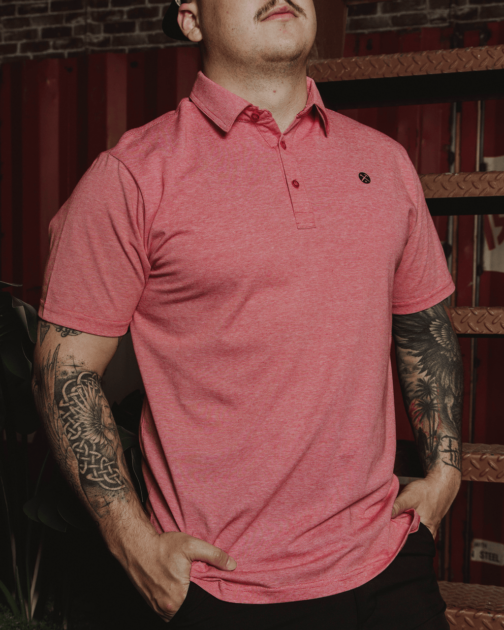 Athletic Premium Polo - Red