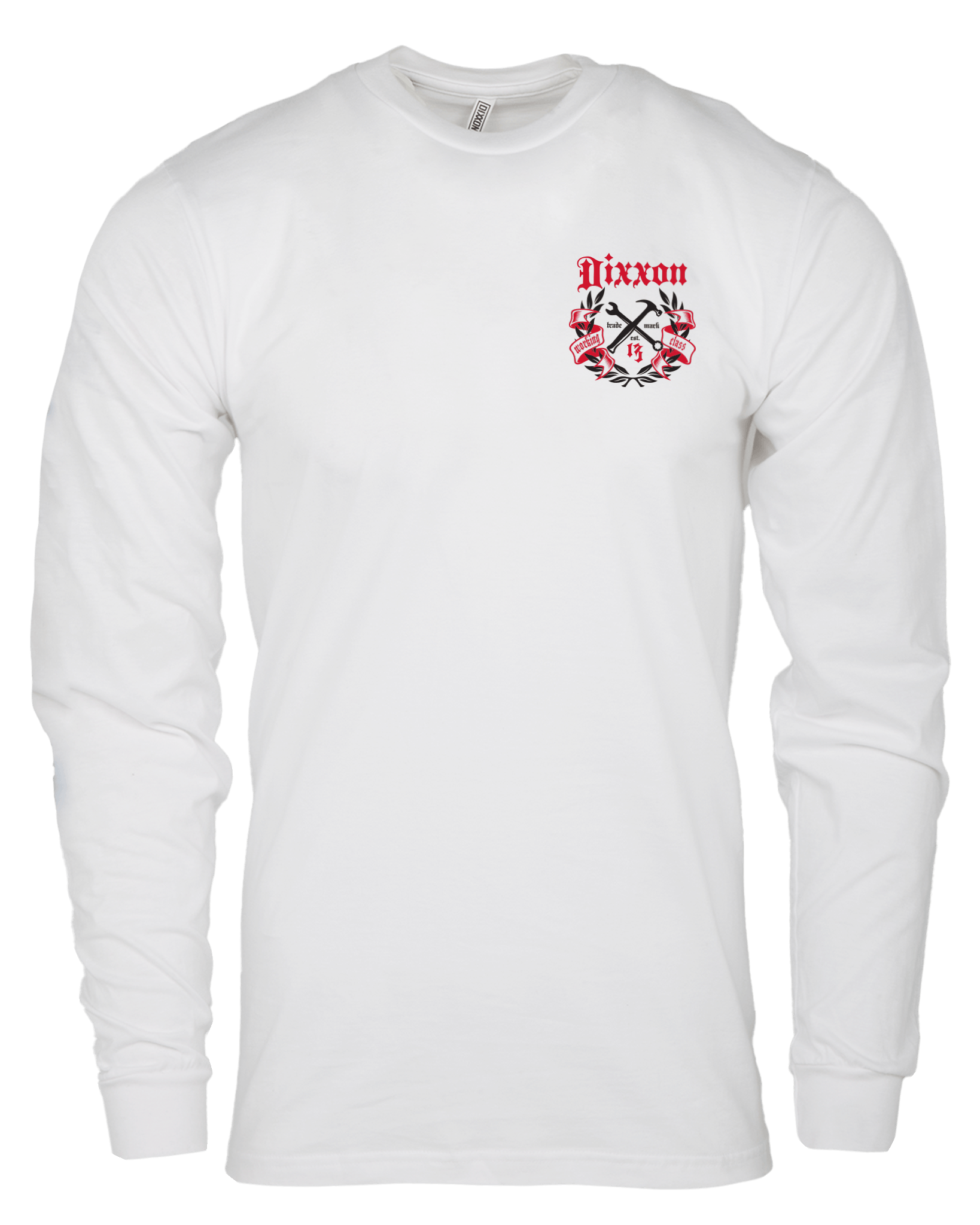 Award Long Sleeve T-Shirt - White, Black, & Red