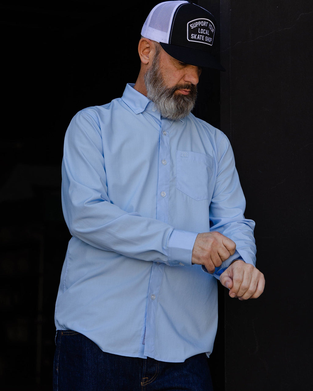 Bamboo Long Sleeve Dress Shirt 2.0 - Light Blue