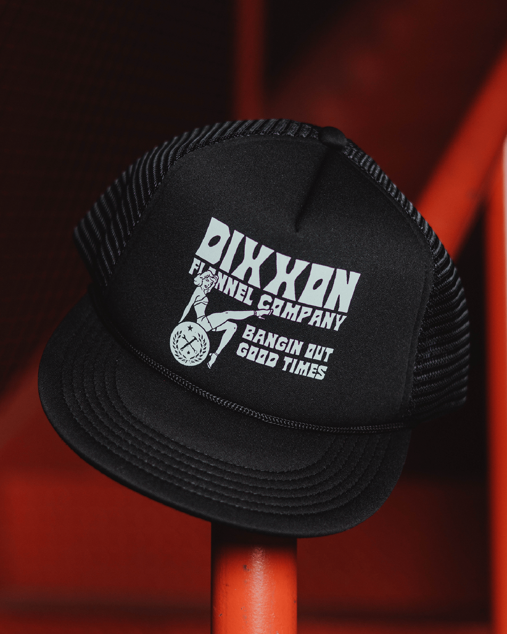 Bangin' Out the Good Times Flat Bill Foam Trucker Snapback