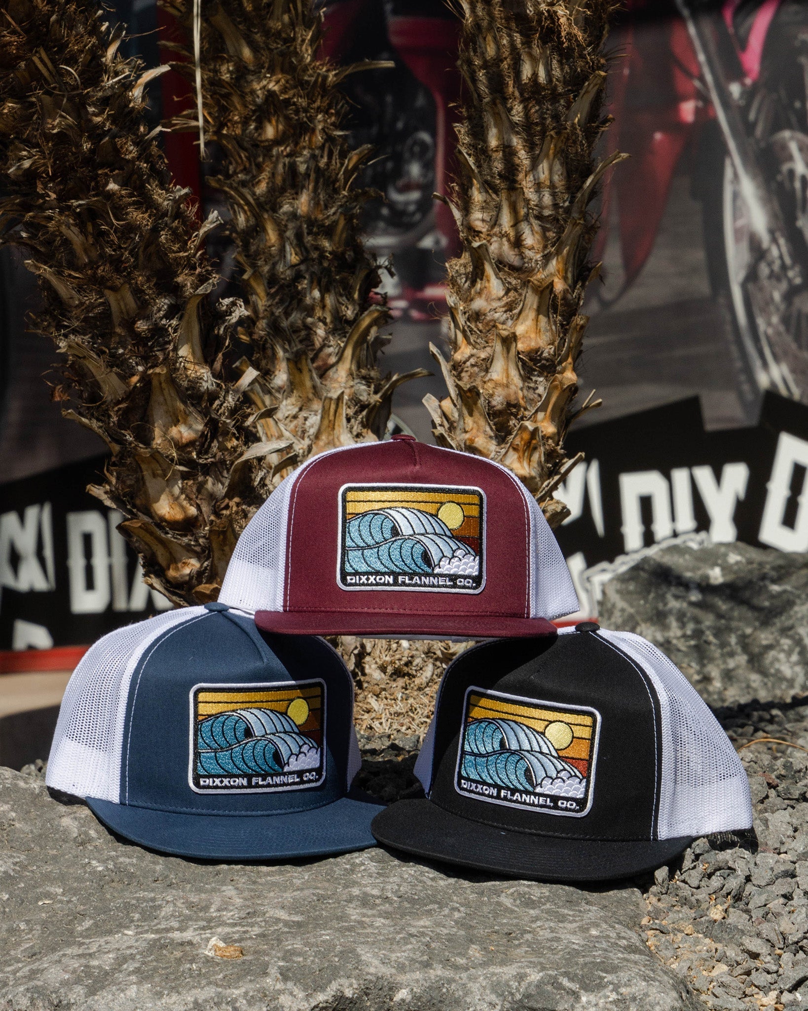 Barrels Flat Bill Trucker Snapback