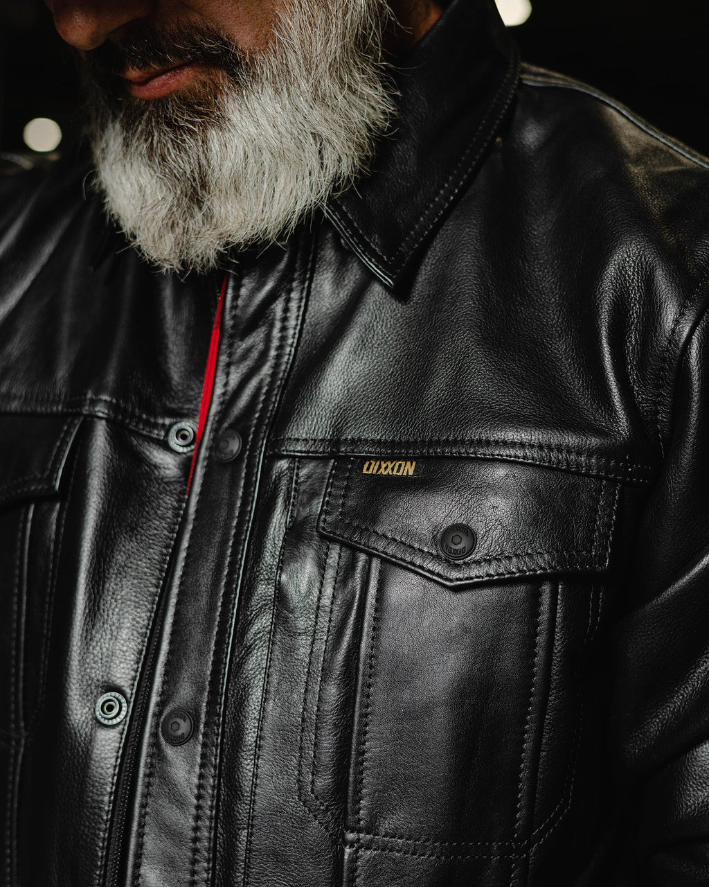 Bishop Leather Shirt