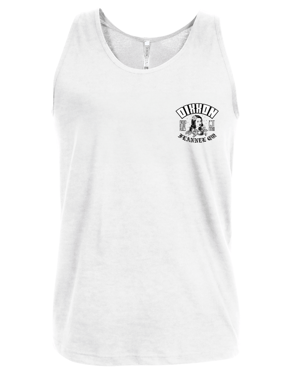 Black Maria Tank - White