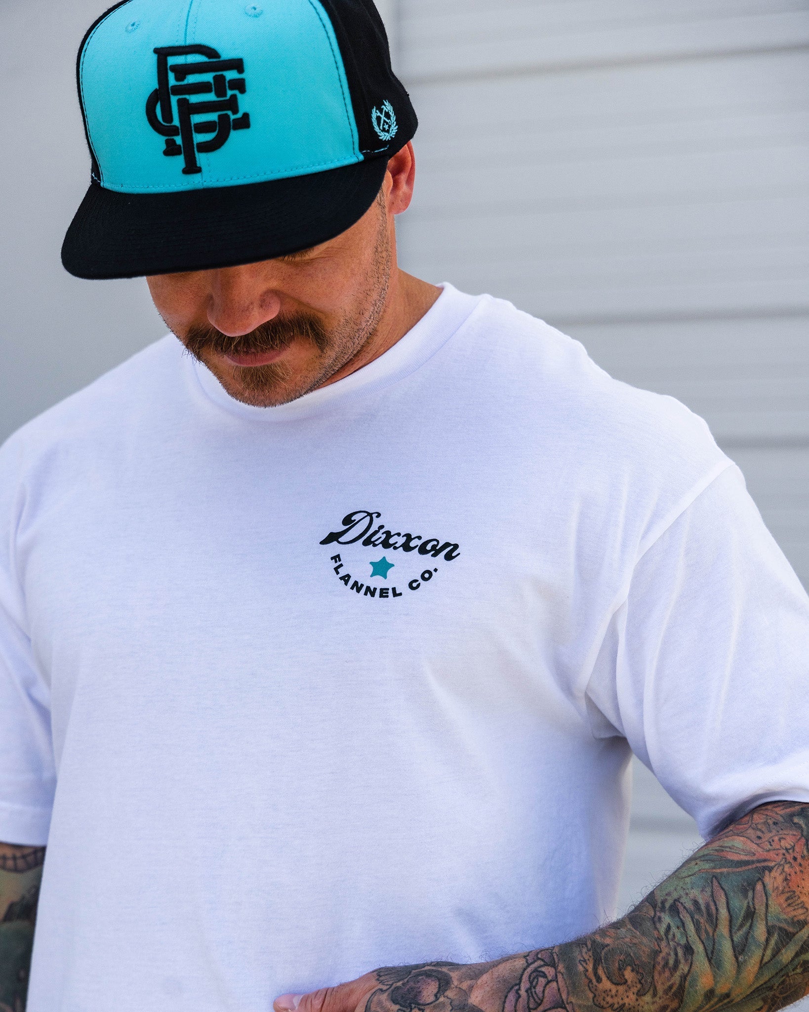 Black Timeless Badge T-Shirt - White