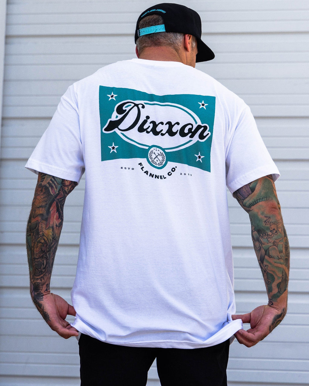 Black Timeless Badge T-Shirt - White