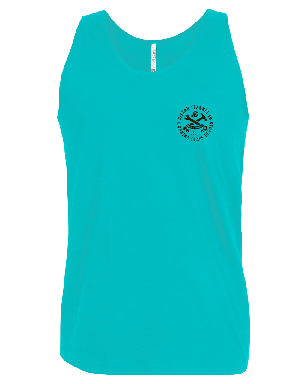 Black Working Class Badge Tank - Tiffany