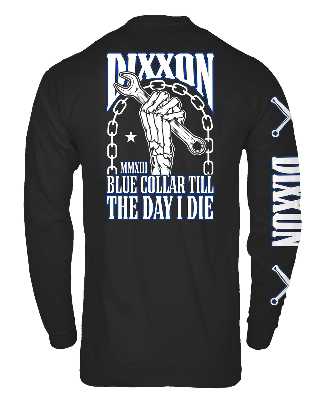 Blue Collar Long Sleeve T-Shirt - Black