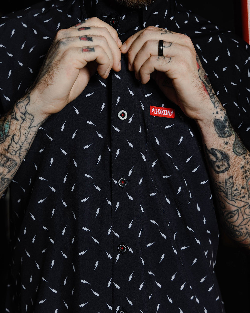 Bolt Party Shirt - Black