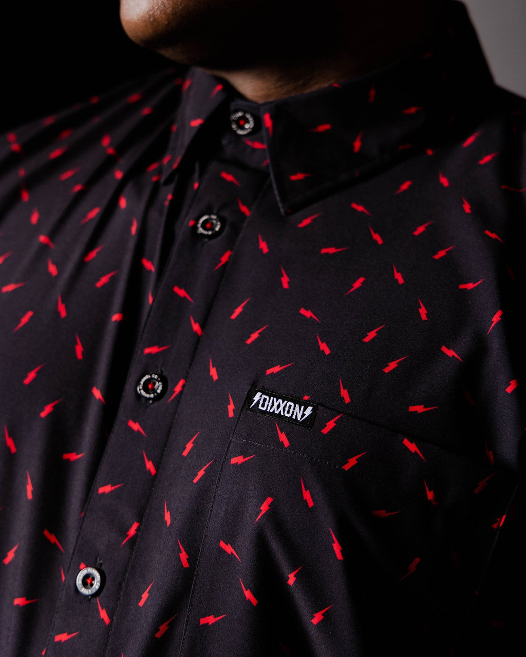 Bolt Party Shirt - Black & Red